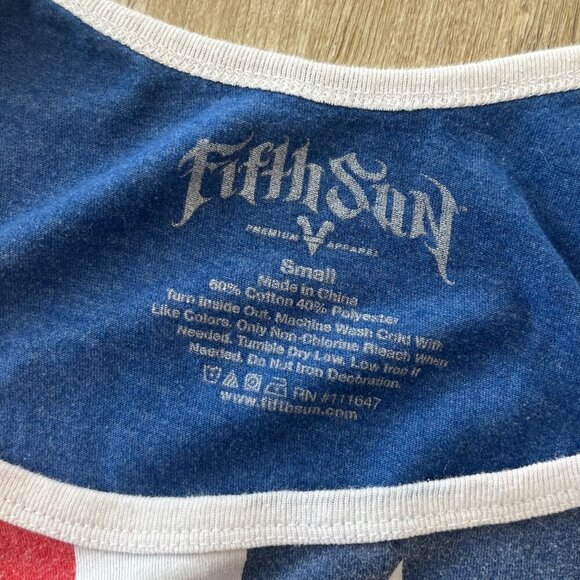 Mens Fifth Sun American Flag Tank Top - S - Picture 5 of 5